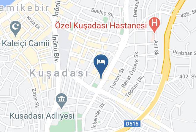 Kusadasi - Hotel Atli Maps