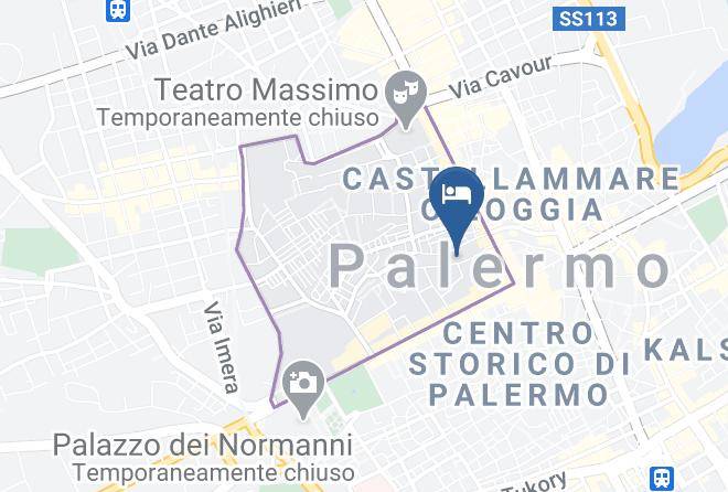 Palermo - Atmosfere Puniche Bed And Breakfast Palermo Centro Maps