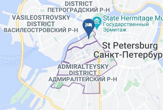 Saint Petersburg - Atmosphera Central Inn Maps