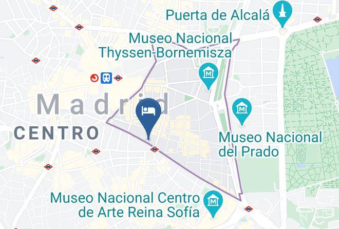 Madrid - Atocha Boutique Barrio De Las Letras Maps