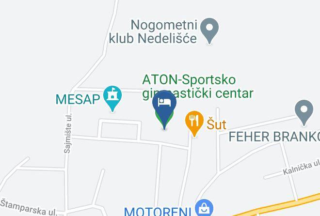 Nedelisce - Aton Nacionalni Gimnasticki Centar Maps