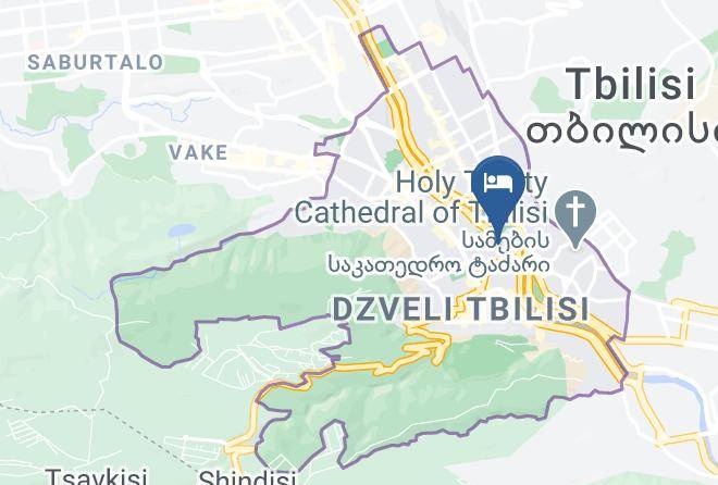 Tbilisi - Atoneli 9 Antique Hotel In Old Tbilisi Maps
