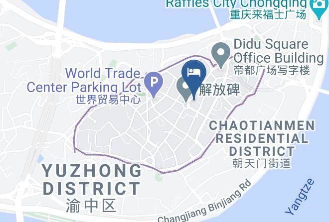Yuzhong District - Atour Hotel Monument For Liberation Chongqing Maps