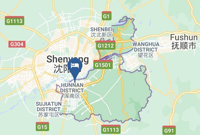 Shenyang - Atour Hotel Olympic Sports Yingpan Street Shenyang Maps