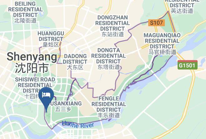Shenyang - Atour Hotel Shengyang Youth Street Jinlang Maps