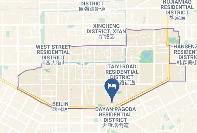 Xi An - Atour Hotel Wild Goose Pagoda Xian Maps