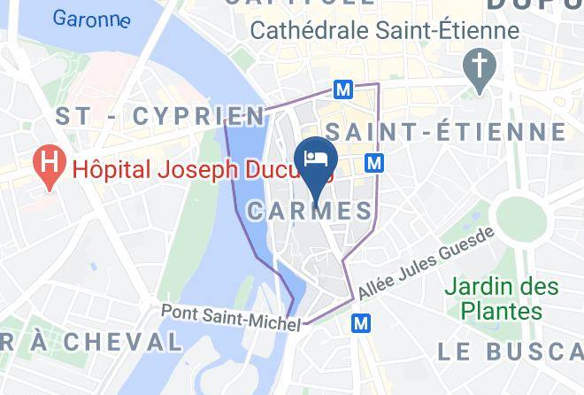 Chambres D'hotes Atout Carmes Map