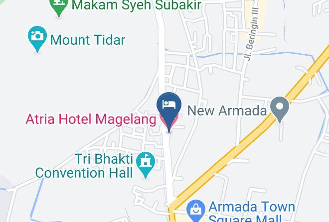 Kota Magelang - Atria Hotel Magelang Maps