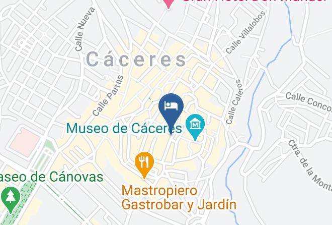Caceres - Atrio Restaurant Hotel Maps