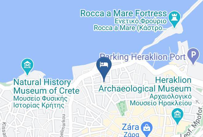 Iraklion - Atrion Hotel Maps