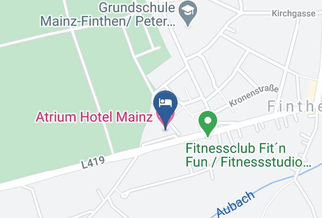 Atrium Hotel Mainz Map