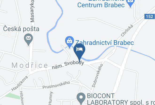 Brno Province - Atrium Penzion Maps