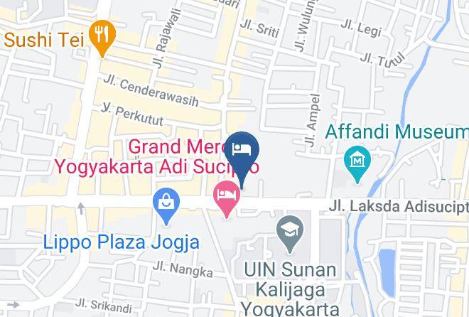 Sleman - Atrium Premiere Hotel Jogja Maps