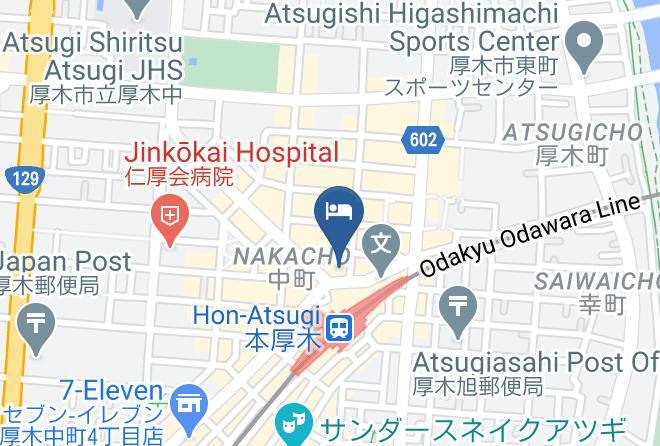 Atsugi City - Atsugi Capsule Hotel Maps