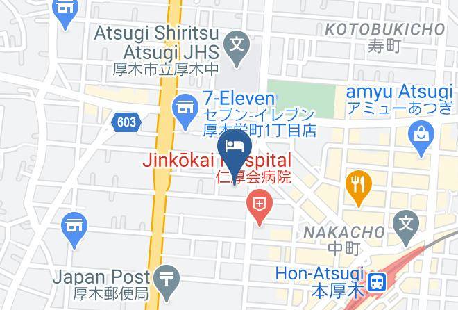Atsugi City - Atsugi Hotel Yugiri Maps