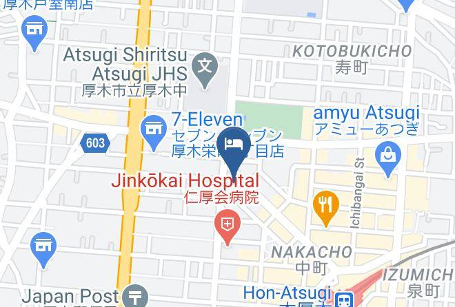 Atsugi City - Atsugi Urban Hotel Maps