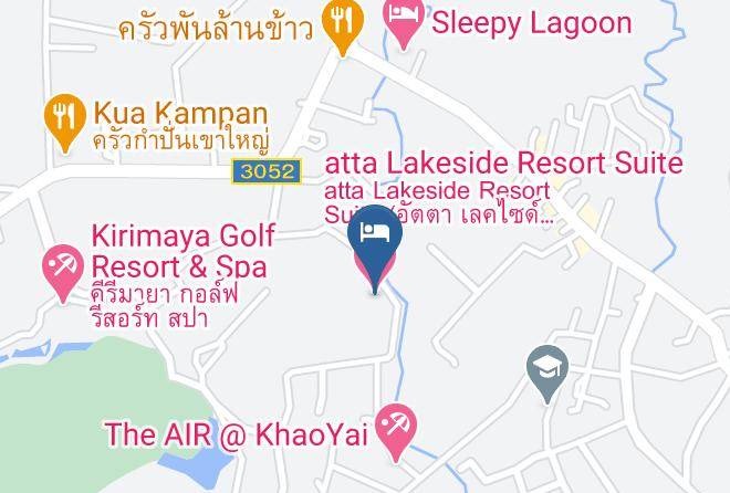 Amphoe Pak Chong - Atta Lakeside Resort Suite Maps