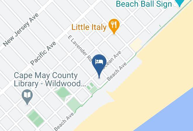 Cape May - Attache Motel Maps