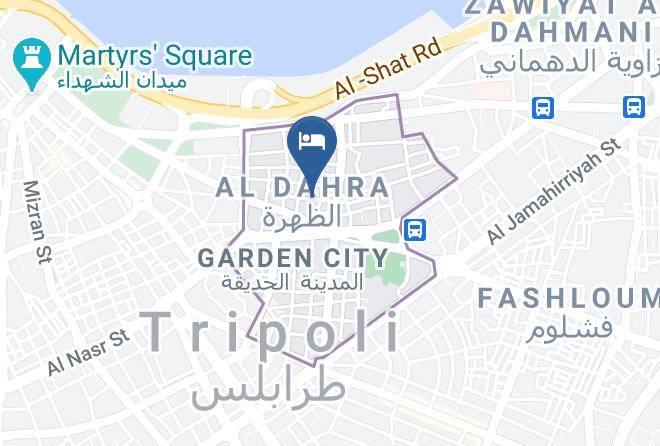 Tripoli - Attawfeek Hotel Maps