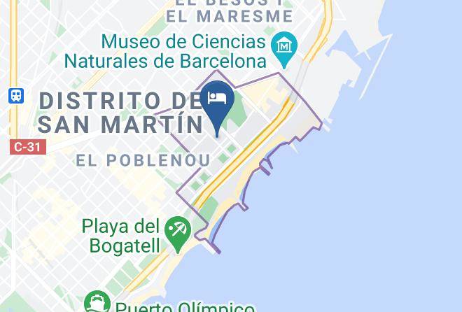 Barcelona - Hotel Attica21 Barcelona Mar Maps