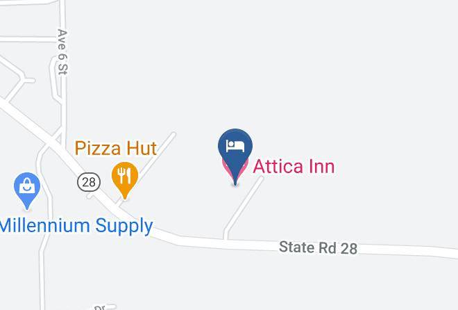 Attica Inn Map