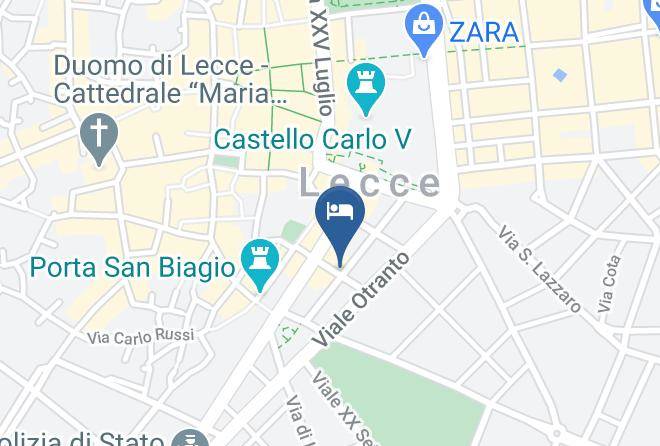 Lecce - Attico Brunetti Maps