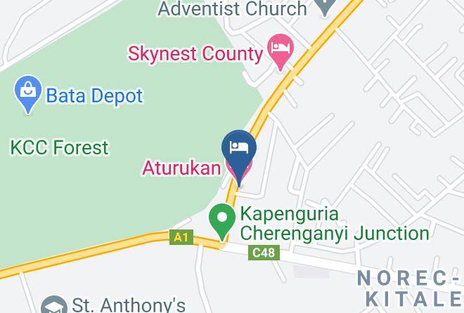 Trans Nzoia - Aturukan Hotel Maps
