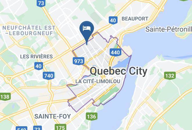 Capitale Nationale - Aux Annees Folles B&b Maps