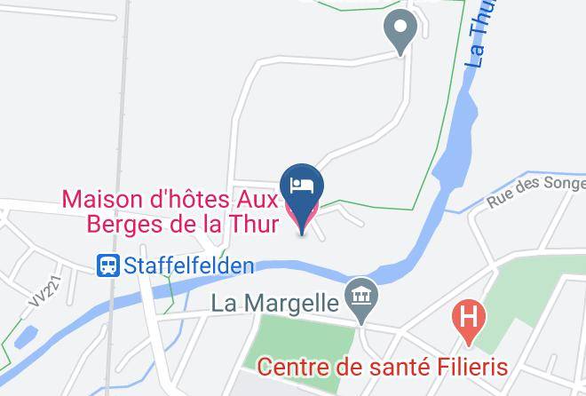Haut Rhin - Maison D'hotes Aux Berges De La Thur Maps