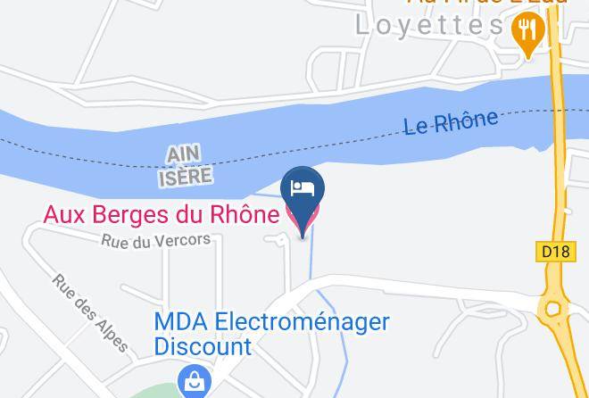 Isere - Aux Berges Du Rhone Maps