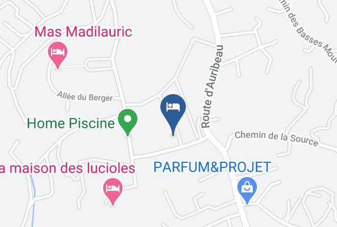 Aux Charmes De Grasse Map