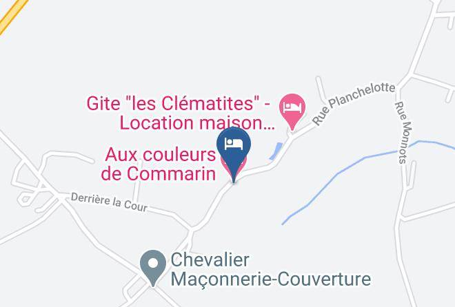 Aux Couleurs De Commarin Map