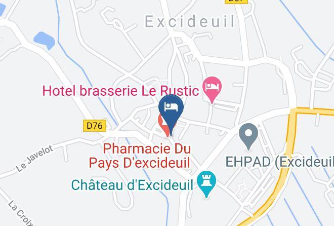 Dordogne - Aux Delices D'excideuil Maps