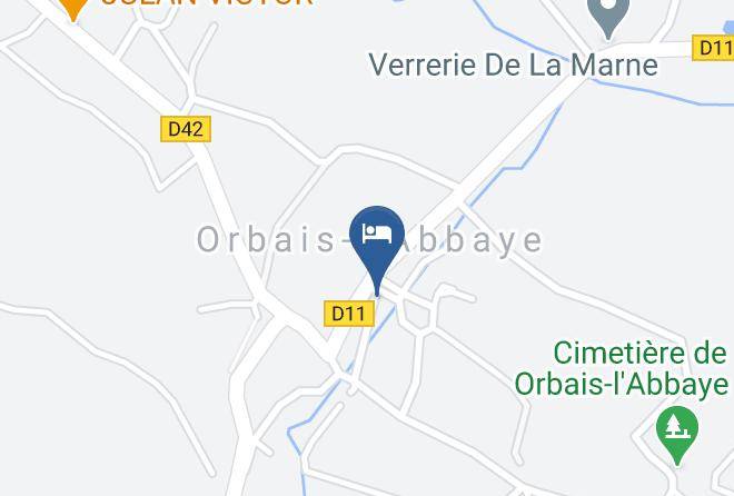 Marne - Aux Delices De L'abbaye Maps