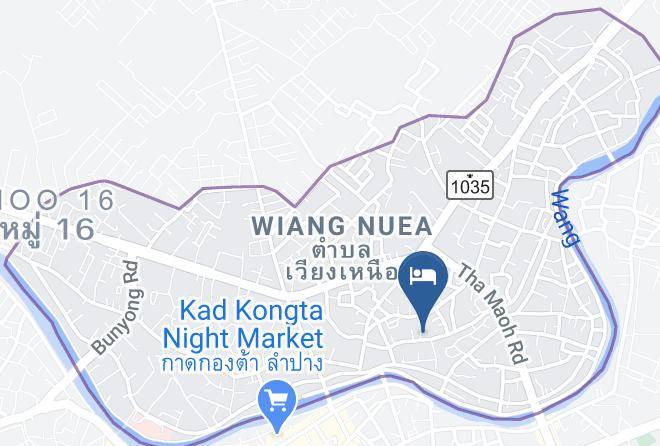 Amphoe Mueang Lampang - Auangkham Resort Lampang Maps