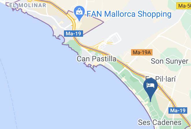 Baleares - Aubamar Suites & Spa Maps