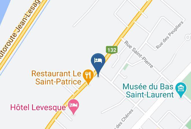 Riviere Du Loup Regional County Municipality - Auberge Amerilys Maps