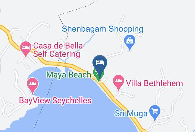 Anse Boileau - Auberge Anse Boileau Maps