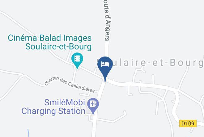 Maine Et Loire - Auberge Au Relais Du Plessis Bourre Maps