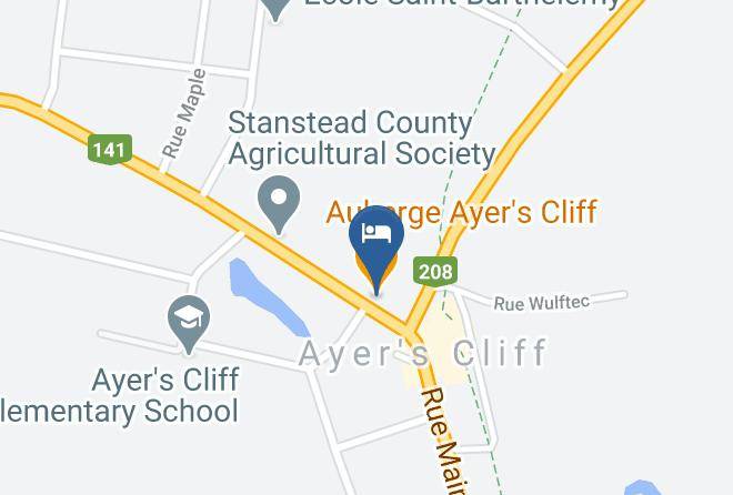 Memphremagog Regional County Municipality - Auberge Ayer's Cliff Maps