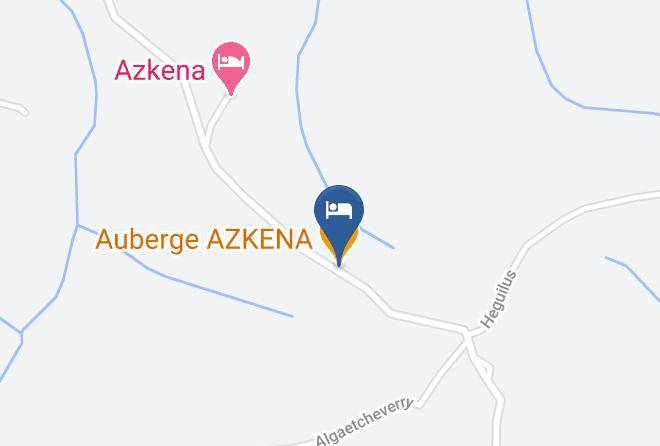 Pyrenees Atlantiques - Auberge Azkena Maps