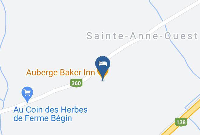 La Cote De Beaupre Regional County Municipality - Auberge Baker Inn Maps