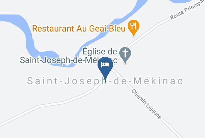 Mekinac Regional County Municipality - Auberge Beaulieu 504 Resto Bar Maps