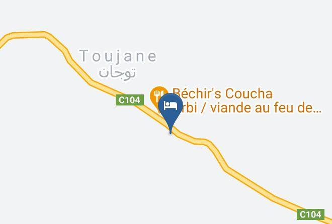 Tunisia - Auberge Ben Ahmed Maps