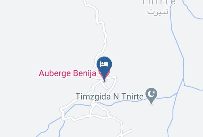 Marrakesh Tensift El Haouz - Auberge Benija Maps