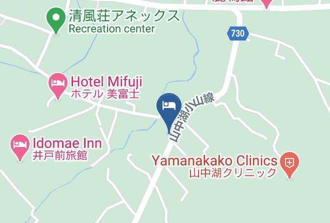 Yamanakako Vil Minamitsuru District - Auberge Booz Annex Maps