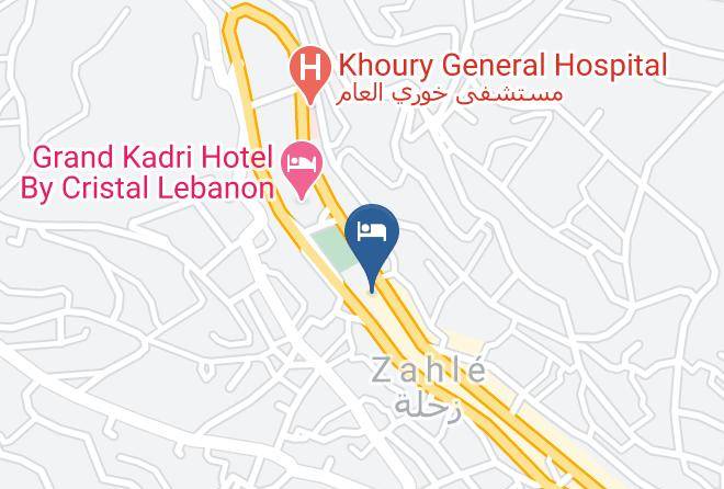 Zahle - Auberge Braidy Maps