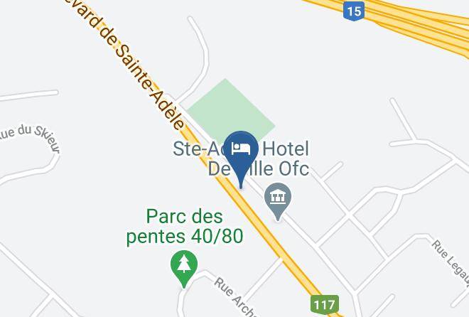 Les Pays D En Haut Regional County Municipality - Auberge Champetre Maps