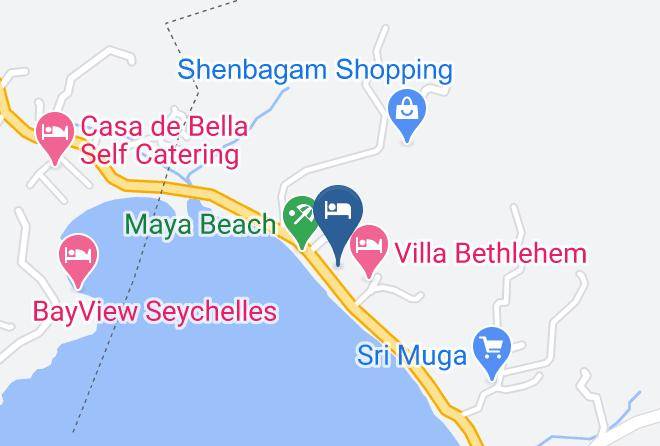 Anse Boileau - Auberge Chez Plume Maps