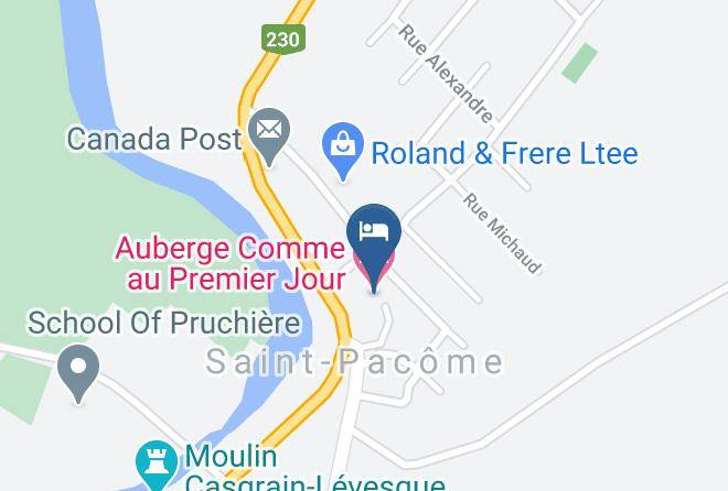 Kamouraska Regional County Municipality - Auberge Comme Au Premier Jour Maps